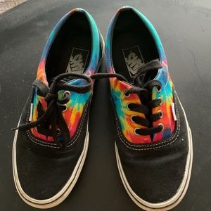 Vans with tie dye